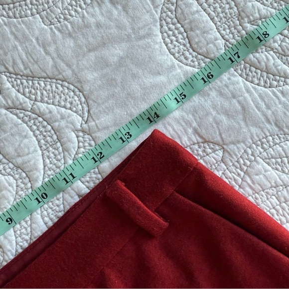 Diane von Furstenberg - Wool-Blend Wide-Leg Trousers - Red - Picture 12 of 14